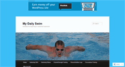 Desktop Screenshot of mydailyswim.com
